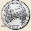 USA 25 cent (10) CHICKASAW '' Nemzeti Parkok '' 2011 UNC !